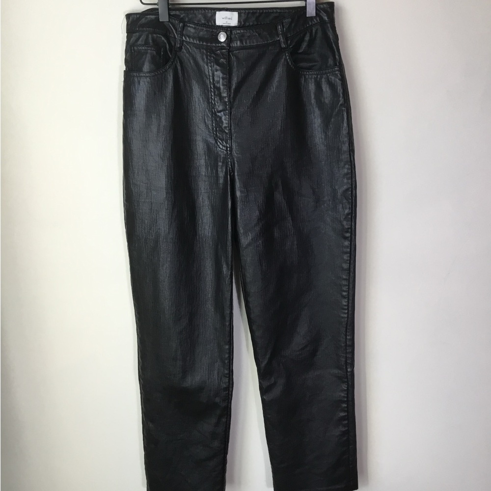 Wilfred Aritzia Melina Straight Leg Vegan Leather Pants - Picture 7 of 7